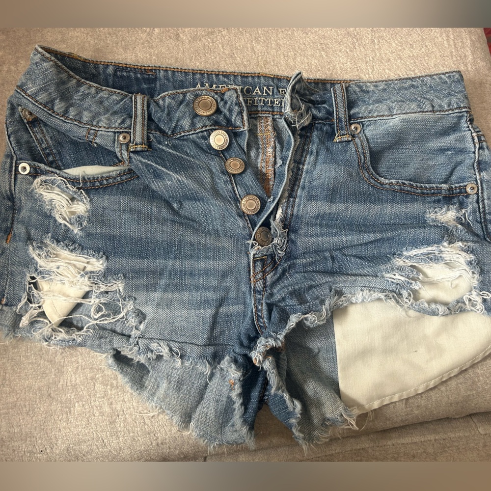 American Eagle Outfitters High-Rise Festival Shorts
